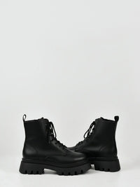 Track Sole 8 Eye Lace-Up Boots | Will's Vegan Store