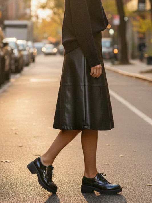 Track Sole Brogues | Vegan Shoes