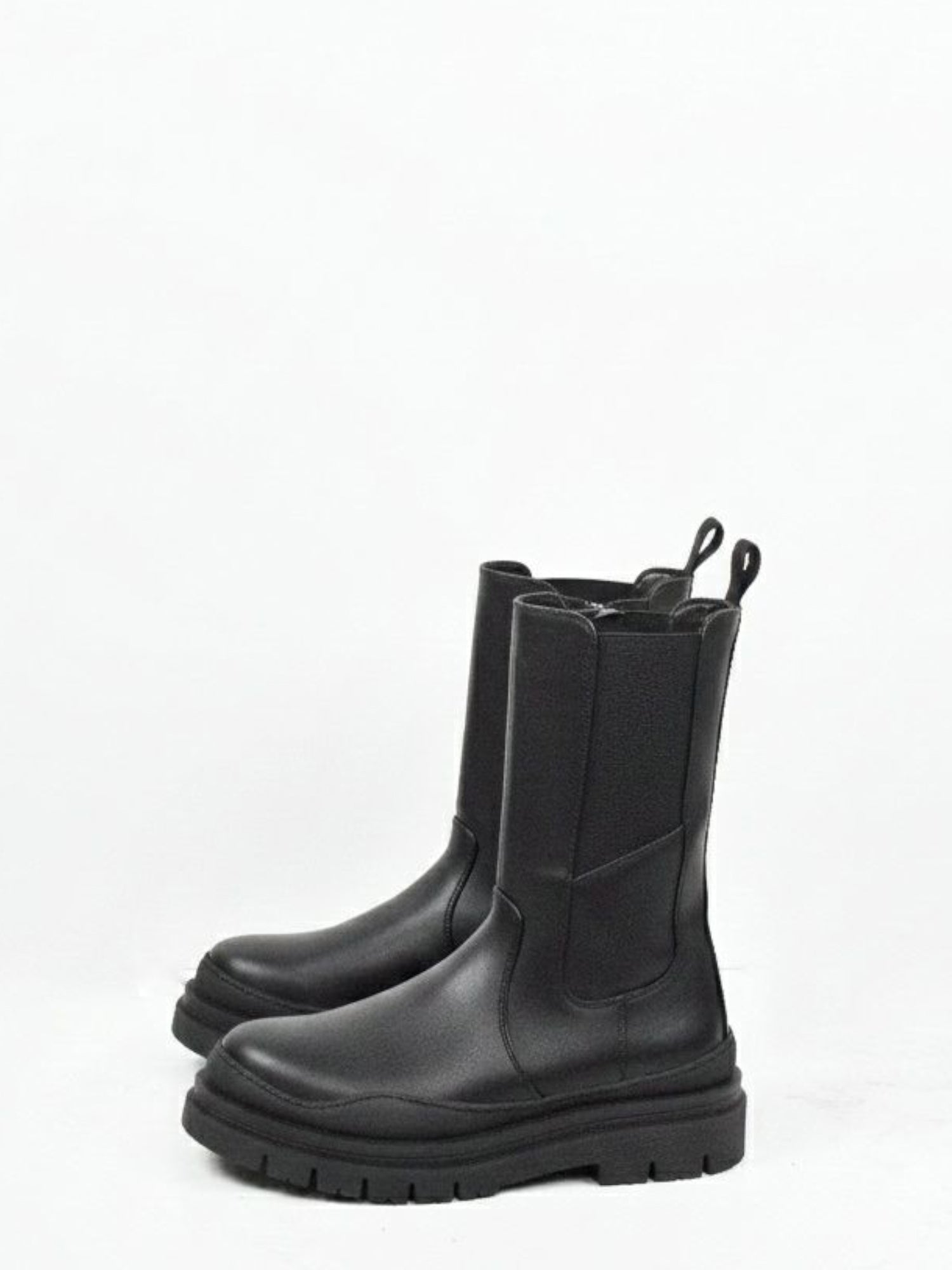 Track Sole Chelsea Mid Height Boots | Will's Vegan Store