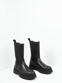 Track Sole Chelsea Mid Height Boots | Will's Vegan Store