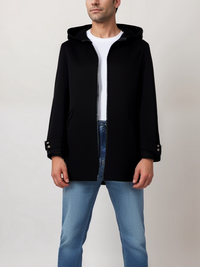 Vegan Wool Hooded Coat | Will's Vegan Store