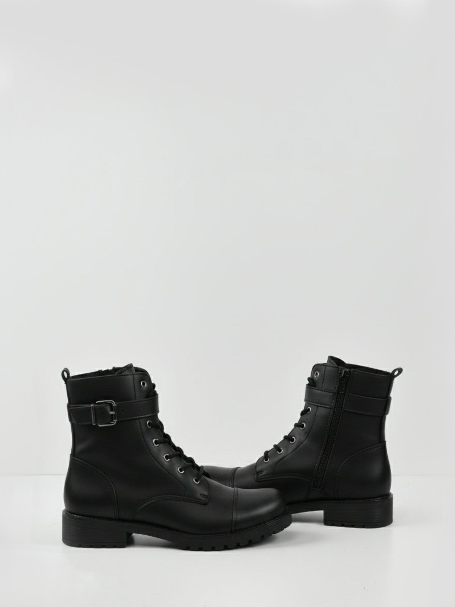 Vegan Women's Buckled Work Boots | Will's Vegan Store