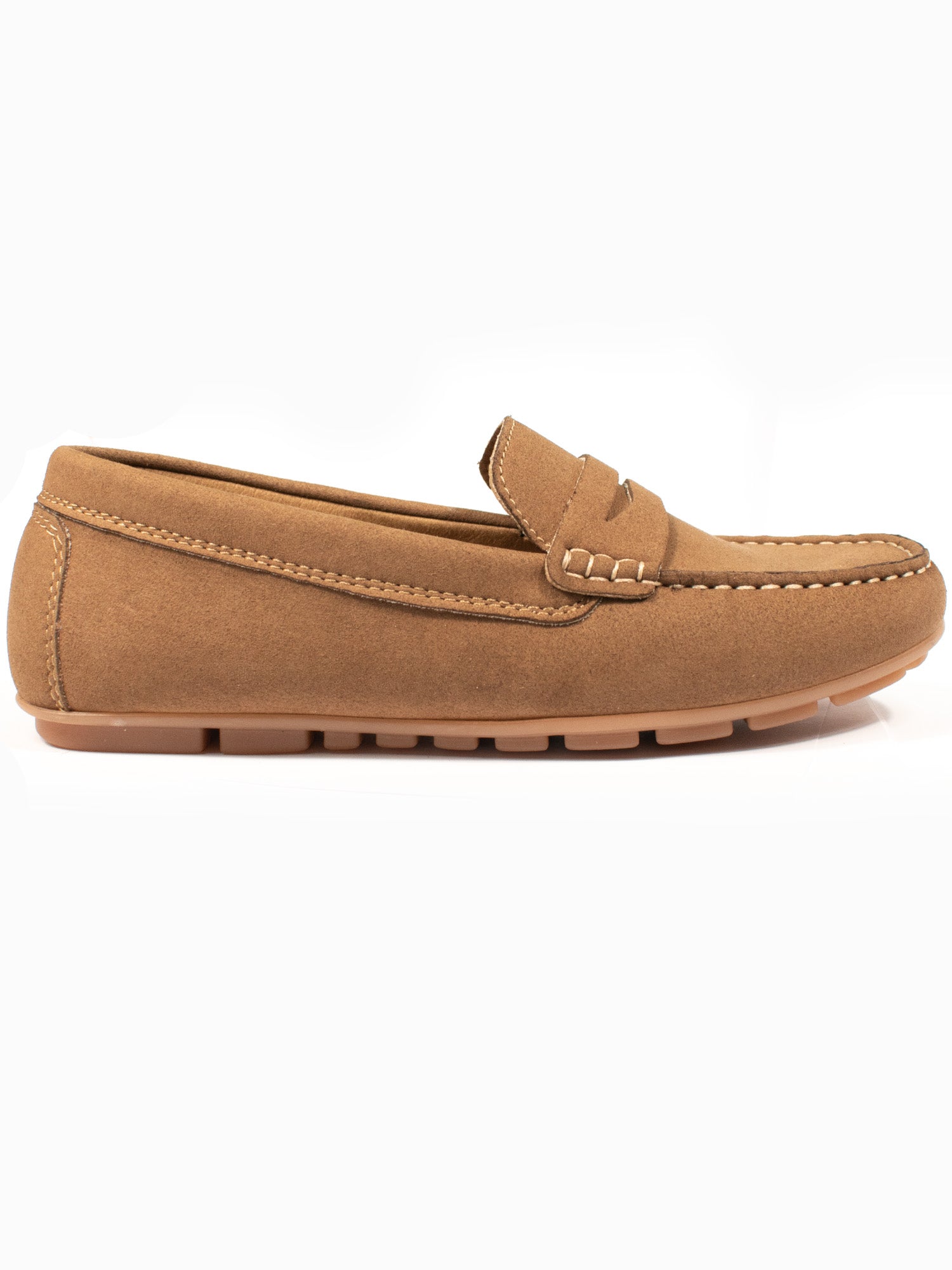Vegan Women's Suede Penny Loafers | Will's Vegan Store