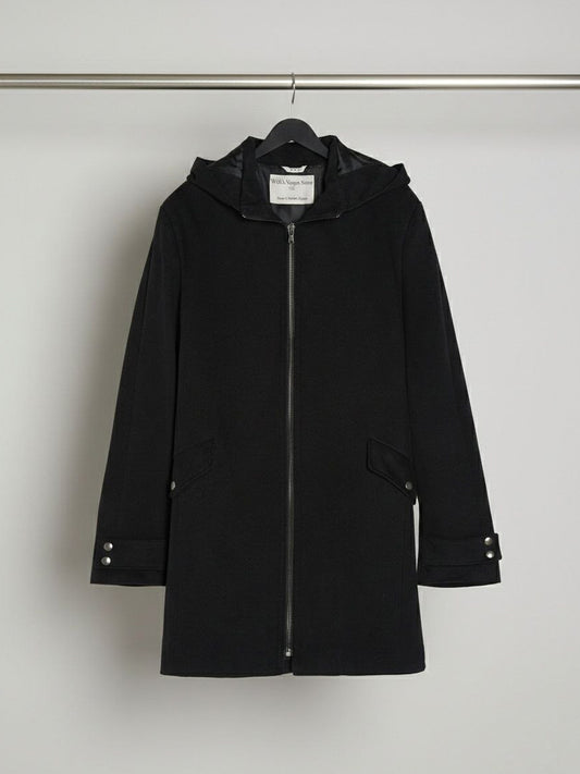 Vegan Wool Hooded Coat | Will's Vegan Store