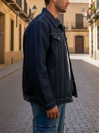 Recycled Denim Jacket | Will's Vegan Store