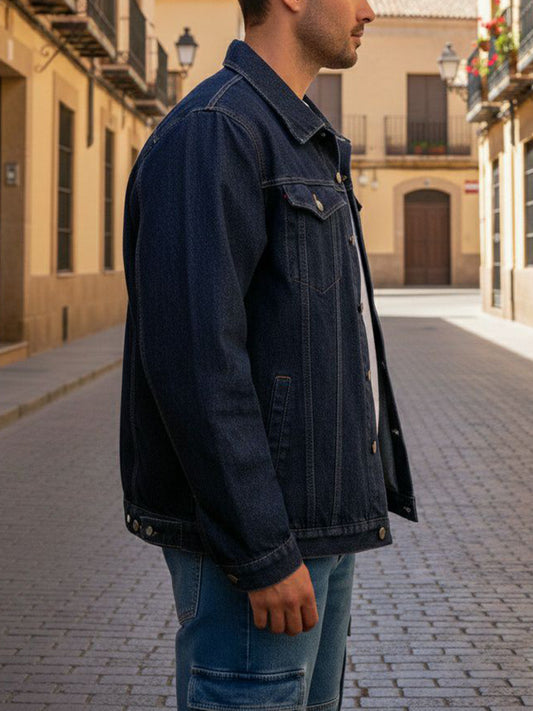 Recycled Denim Jacket | Will's Vegan Store