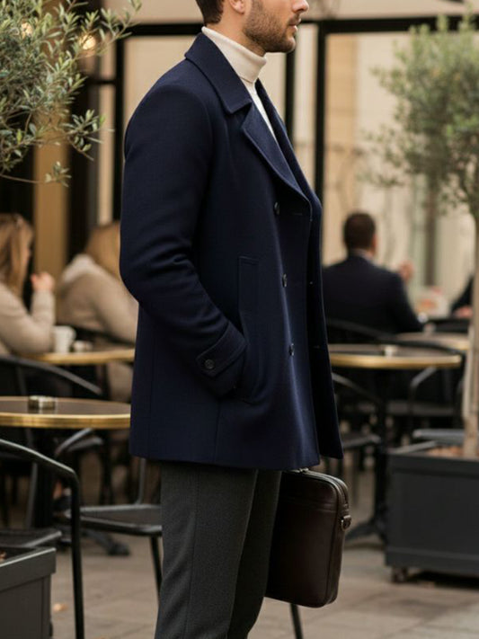 Vegan Men's Pea Coat | Will's Vegan Store