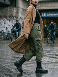 Track Sole Chelsea Mid-Height Boots