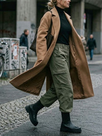 Track Sole Chelsea Mid-Height Boots