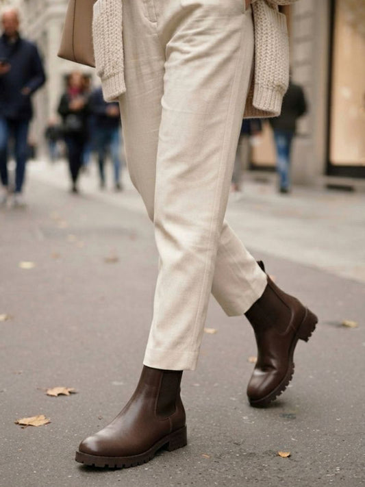 Luxe Deep Tread Chelsea Boots