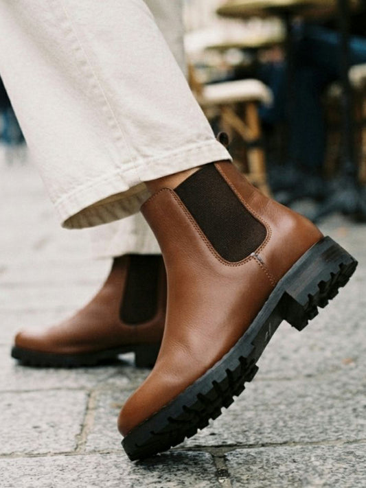 Luxe Deep Tread Chelsea Boots