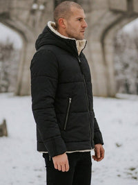 Recycled Vegan Shearling Puffer