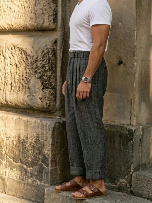 Vegan Men's Two Strap Footbed Sandals | Will's Vegan Store