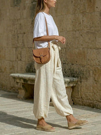 Recycled Espadrille Cross Over Straps