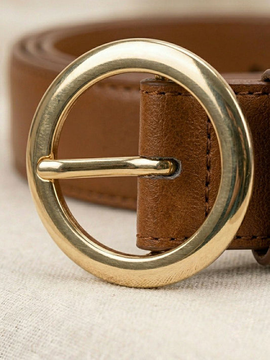 Vegan Women's 4cm Circle Belt | Will's Vegan Store