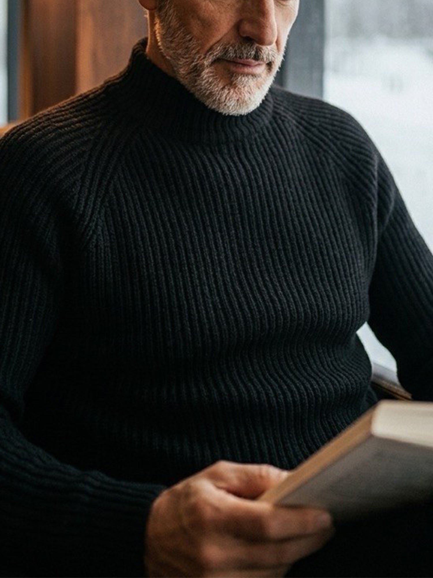 Recycled Slouch Turtleneck
