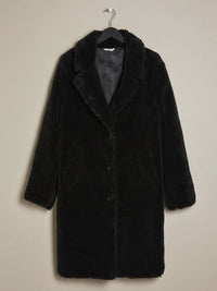 Vegan Women's Recycled Teddy Coat | Will's Vegan Store