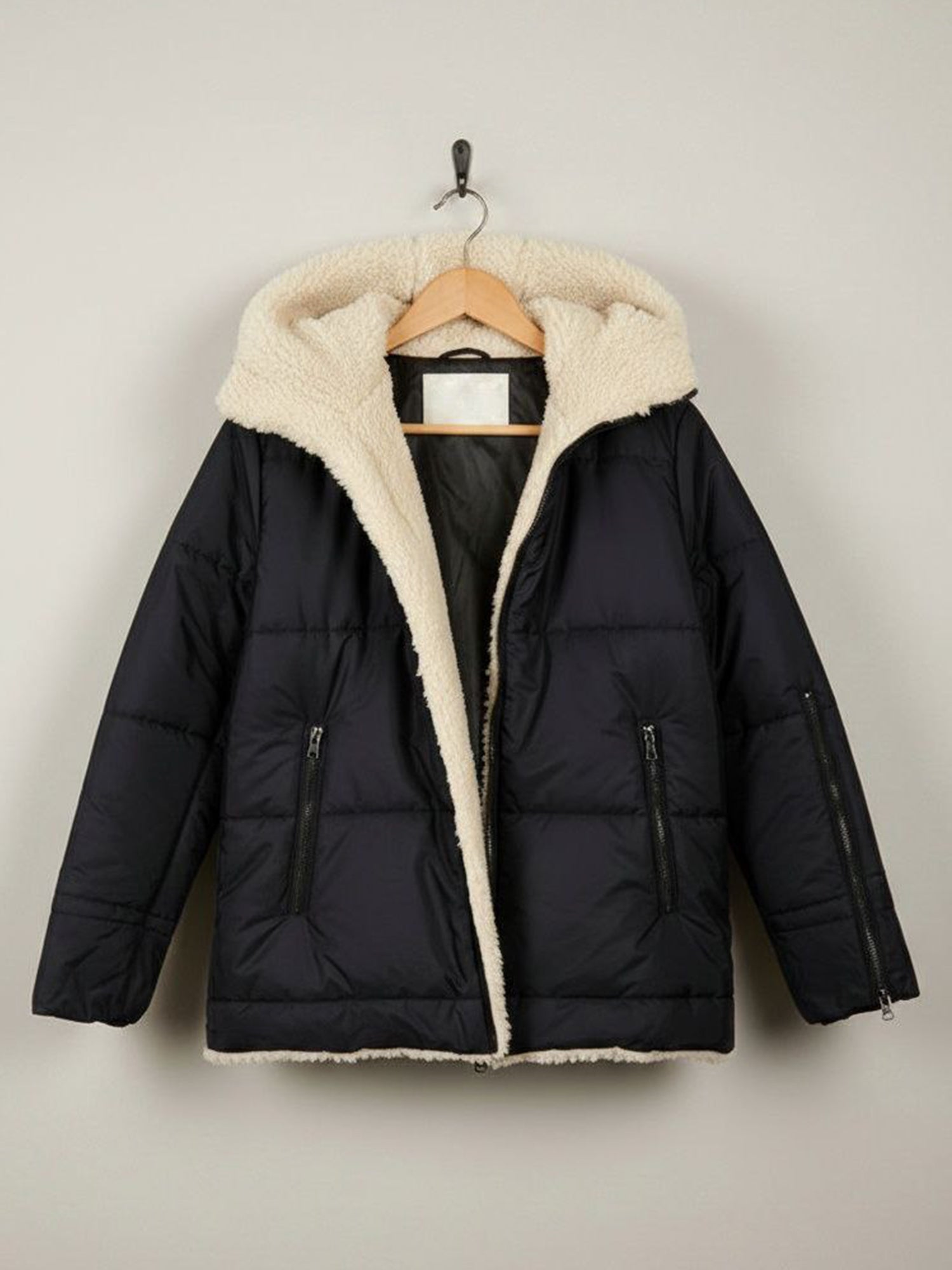 Vegan Men's Recycled Vegan Shearling Puffer | Will's Vegan Store
