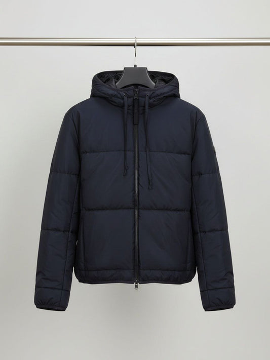 Vegan Men's Recycled Hooded Puffer | Will's Vegan Store