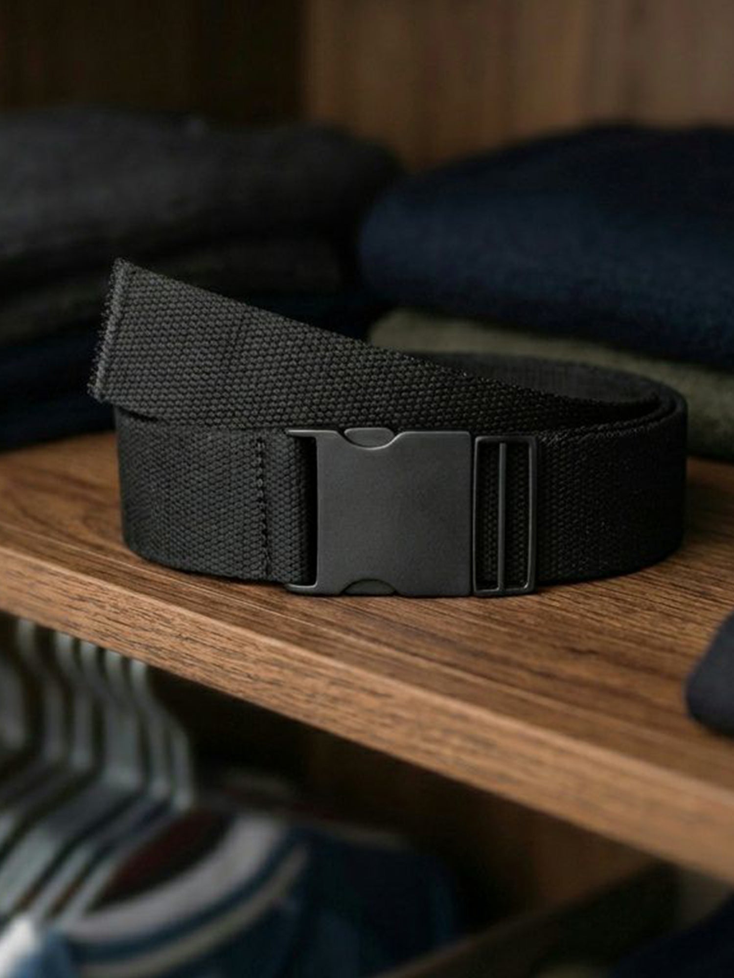 Men's Vegan 4cm Tencel & Metal Clip Belt | Will's Vegan Shoes