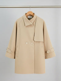 Vegan Cotton Gaberdine Trench Coat | Will's Vegan Store