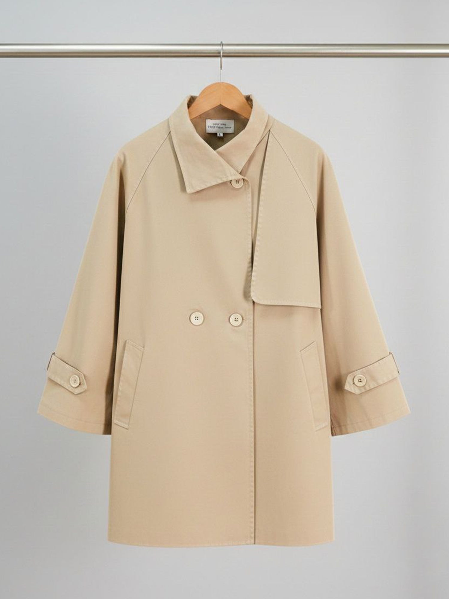 Vegan Cotton Gaberdine Trench Coat | Will's Vegan Store