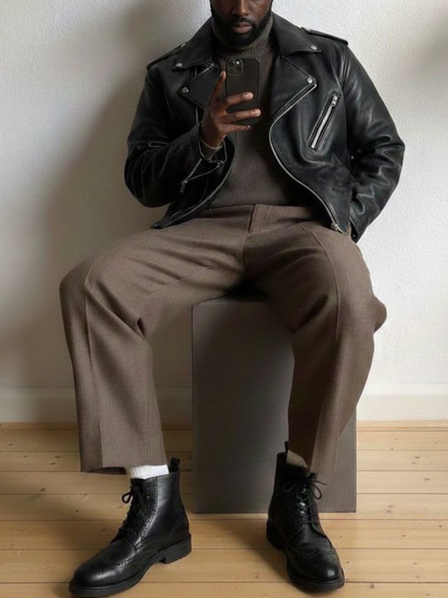 Vegan Men's Goodyear Welt Brogue Boots | Will's Vegan Store