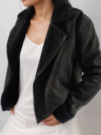 Women's Recycled Vegan Shearling Aviator | Will's Vegan Store