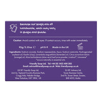 Friendly Soap Orange Lavender Shaving Bar | Will's Vegan Store