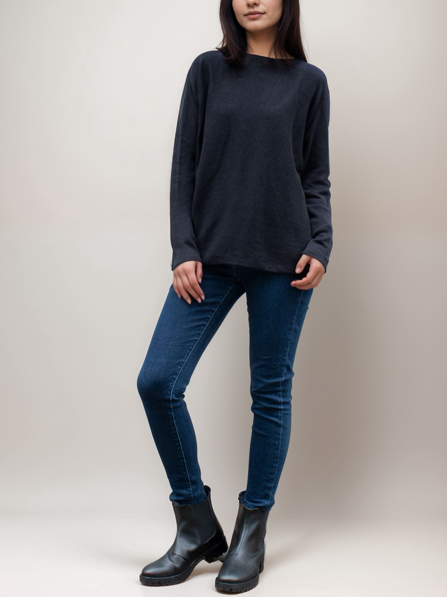 Vegan Women's Recycled Light Knit Boatneck | Will's Vegan Store