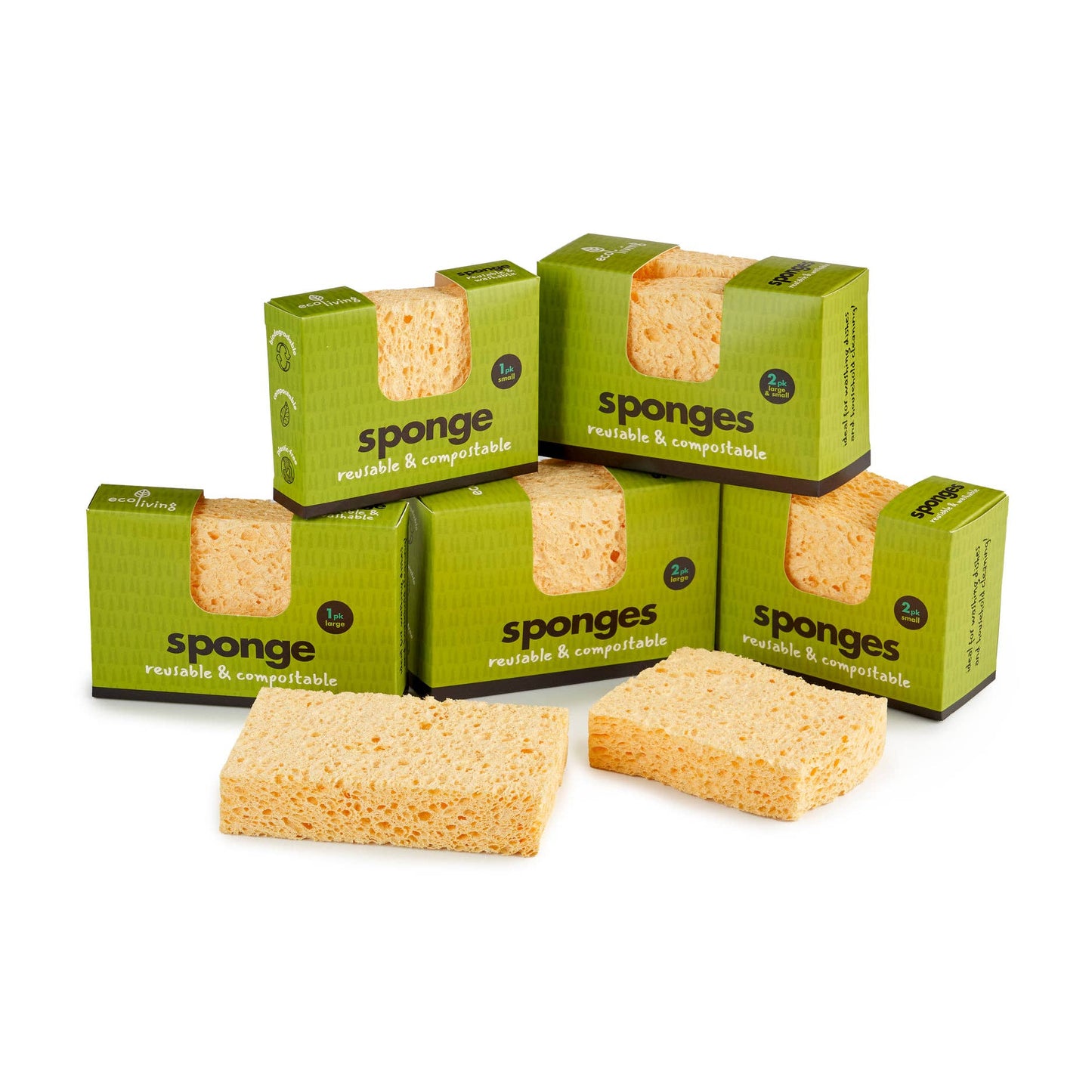 ecoLiving Compostable Sponge