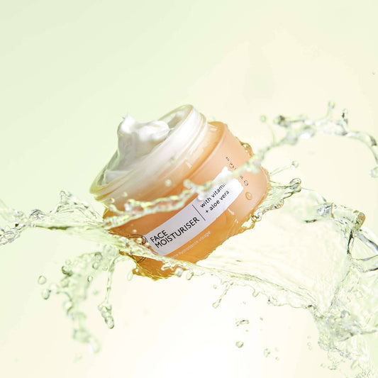 UpCircle Beauty Face Moisturiser with Vitamin E + Aloe Vera - Eco Day Cream | 