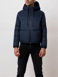 Vegan Men's Recycled Hooded Puffer | Will's Vegan Store