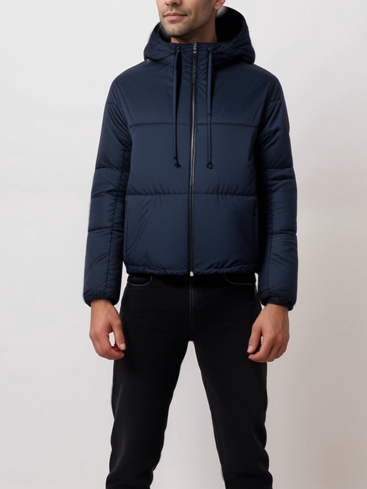 Vegan Men's Recycled Hooded Puffer | Will's Vegan Store