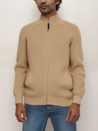 Vegan Men's Full Zip Knitted Jacket | Will's Vegan Store