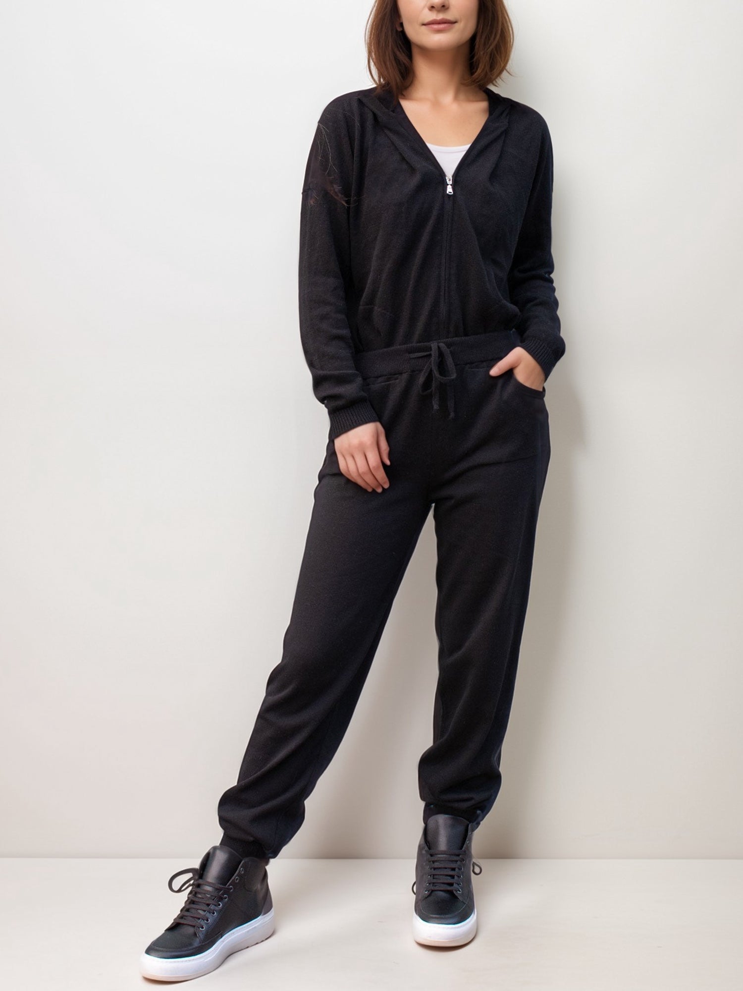 Vegan Women's Recycled Loungewear Knit Bottoms | Will's Vegan Store