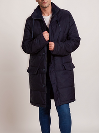 Vegan Men's Recycled Quilted Parka | Will's Vegan Store