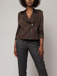 Vegan Women's Vegan Suede Biker Jacket | Will's Vegan Store