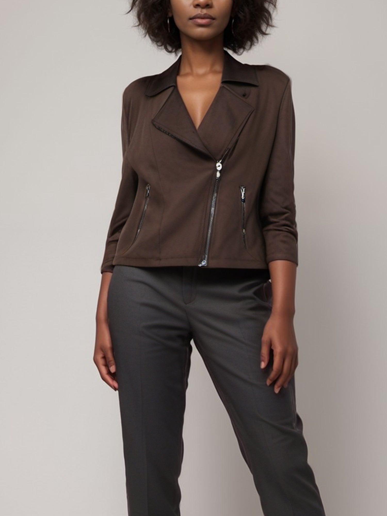 Vegan Women's Vegan Suede Biker Jacket | Will's Vegan Store