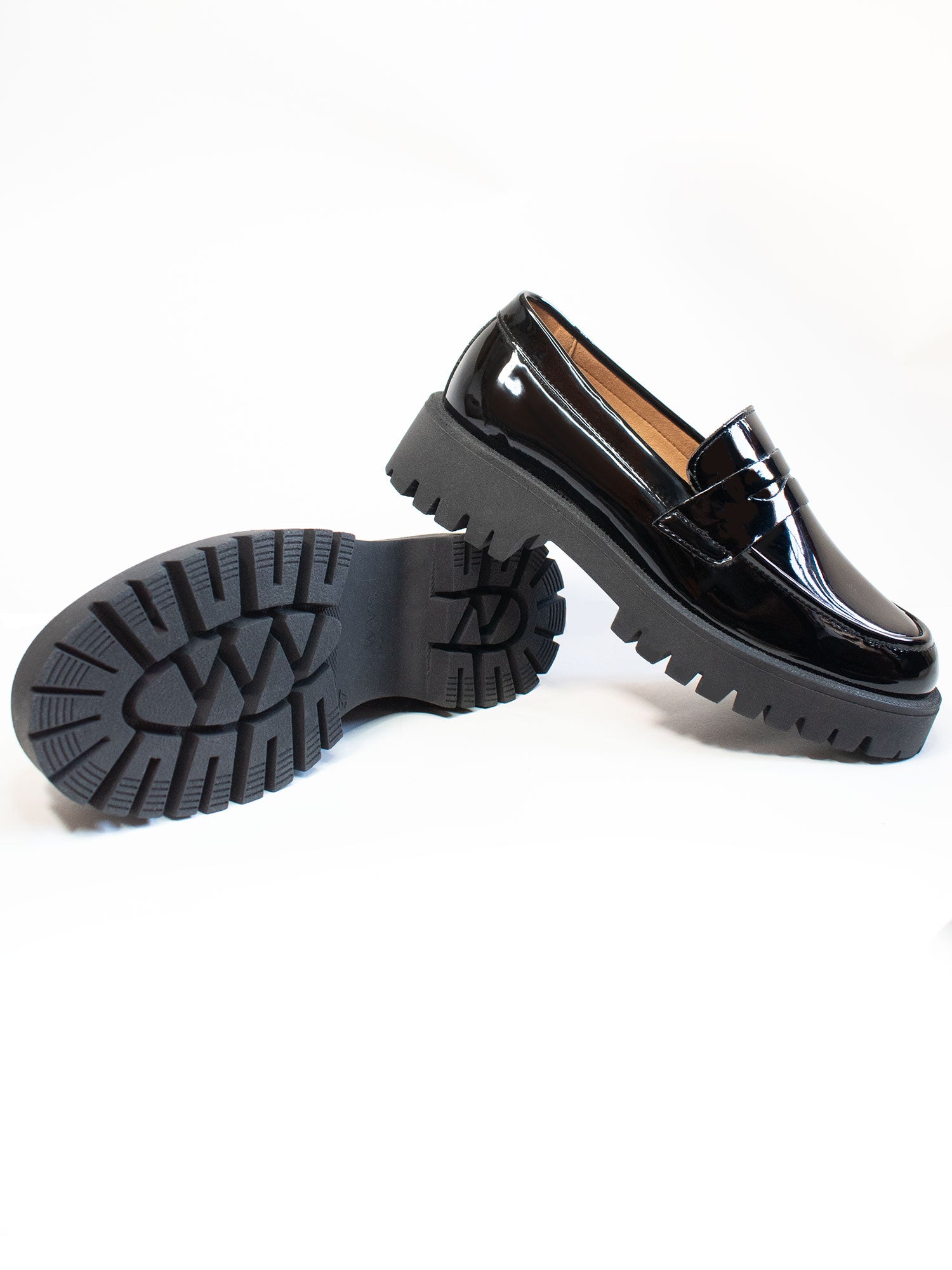 Track Sole Penny Loafers | Will's Vegan Store