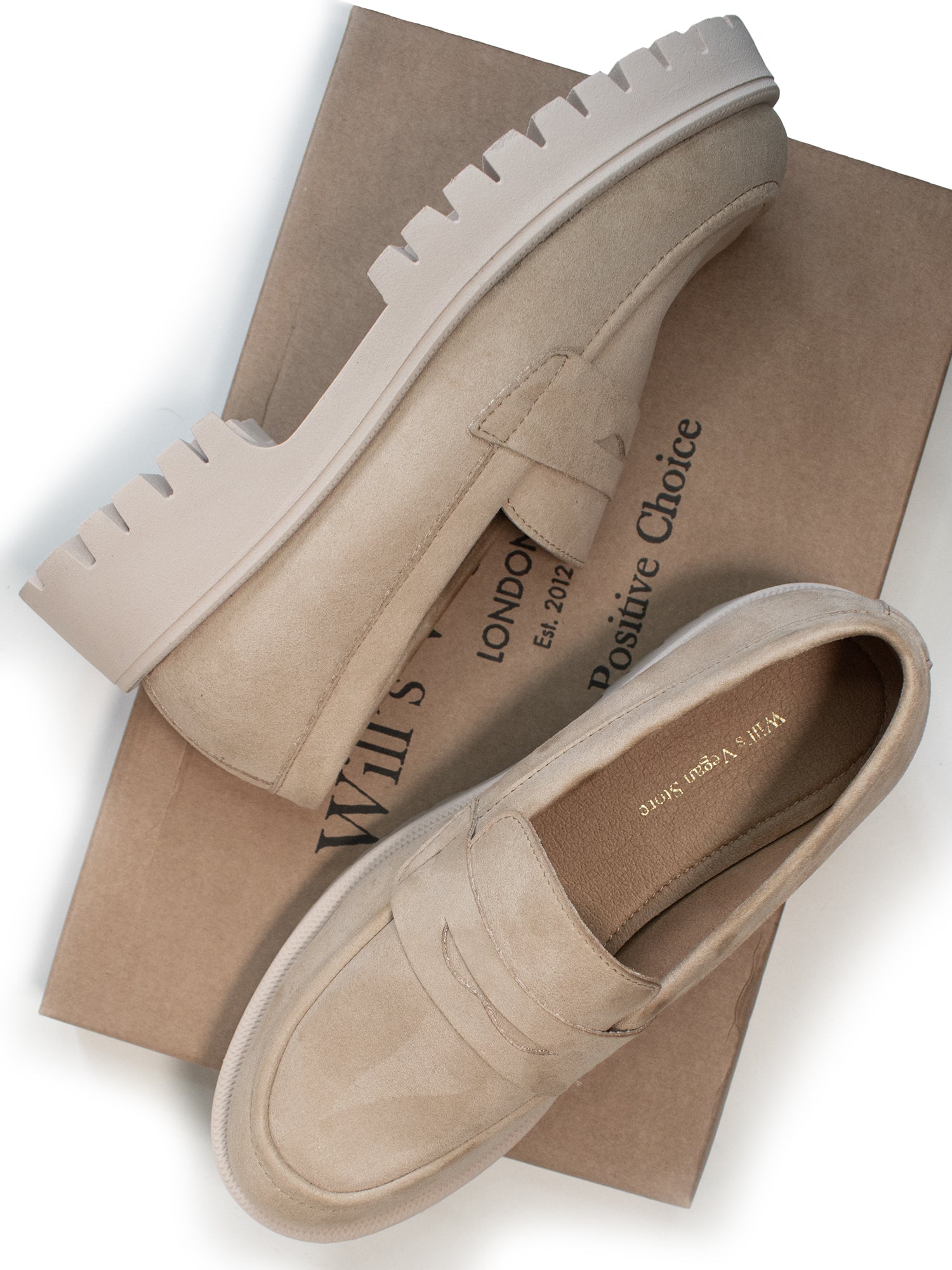 Track Sole Penny Loafers | Will's Vegan Store