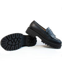 Track Sole Fringe Loafers | Will's Vegan Store