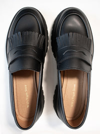 Track Sole Fringe Loafers | Will's Vegan Store