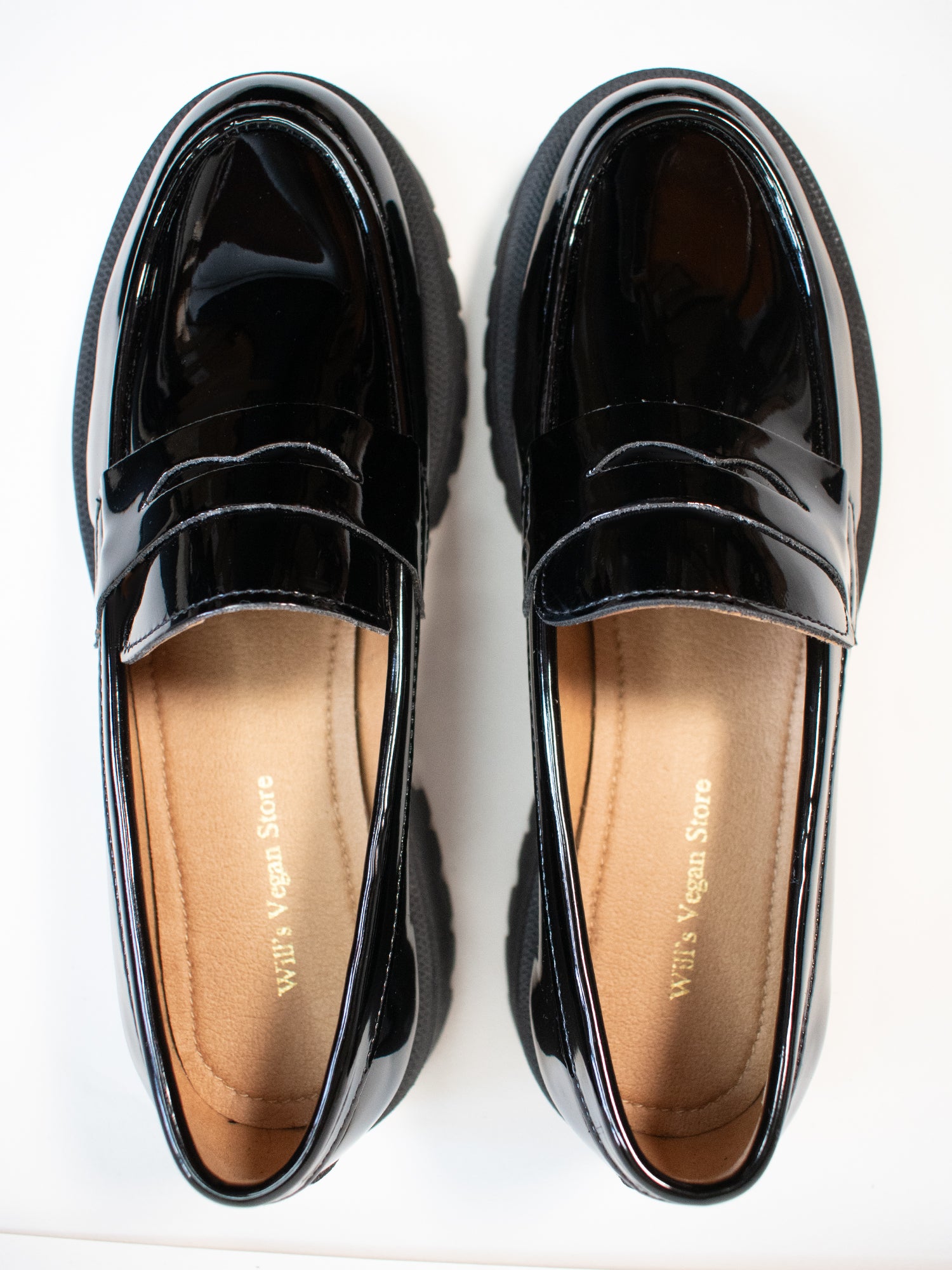 Track Sole Penny Loafers | Will's Vegan Store