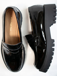 Track Sole Penny Loafers | Will's Vegan Store
