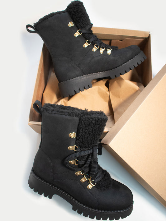 Recycled Vegan Shearling Boots | Vegan Winter Boots