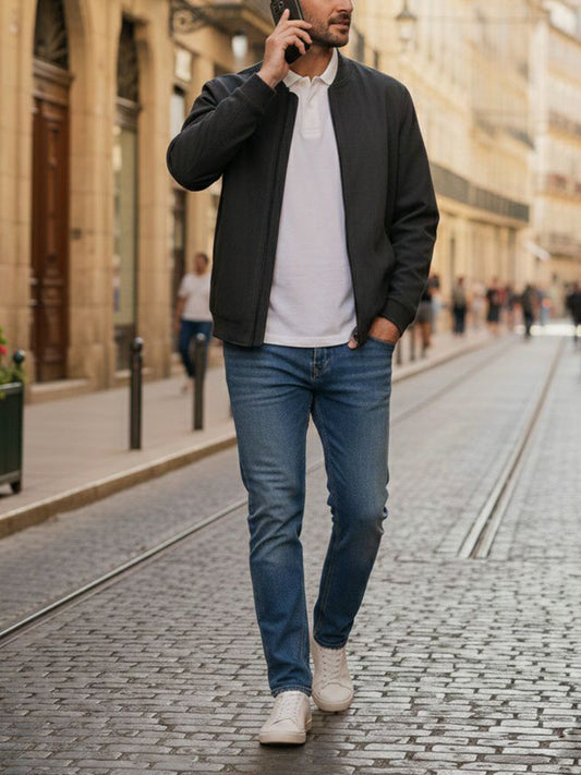 Vegan Men's Bomber Jacket | Will's Vegan Store