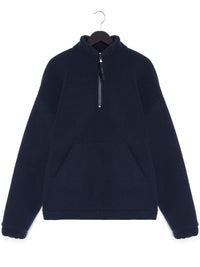 Vegan Women's Recycled Windbreaker Fleece Quarter Zip | Will's Vegan Store