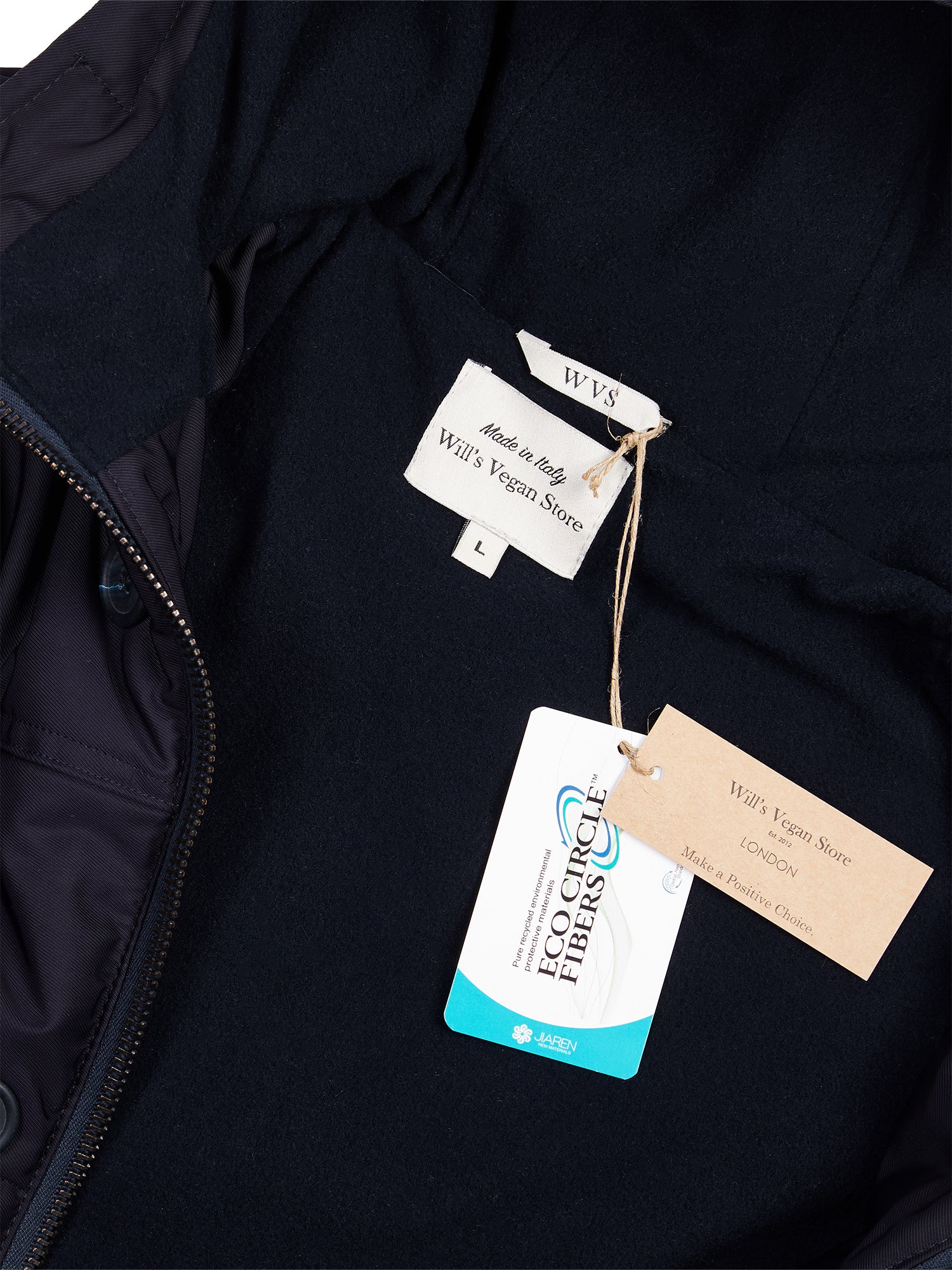 Vegan Men's Recycled Quilted Parka | Will's Vegan Store