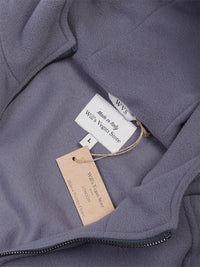 Vegan Men's Recycled Zip Through Hooded Fleece | Will's Vegan Store